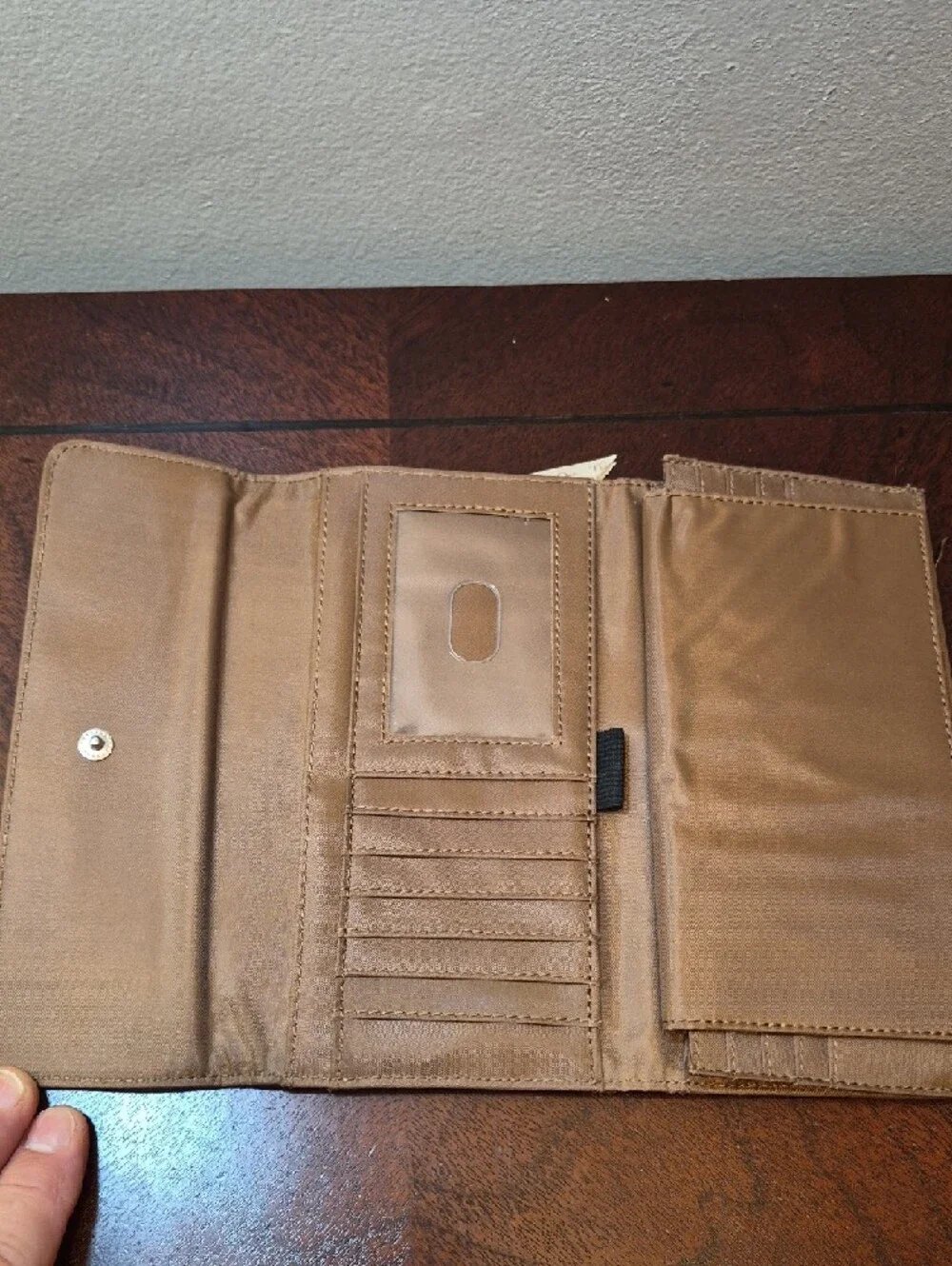 Thirty-one Brown Canvas and Dark Brown Faux Leather ‎ Women